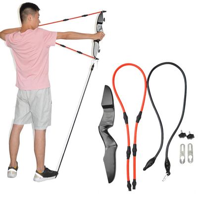 SHARROW Archery Trainer Archery Exerciser Bow Trainer Arm Strength Puller Training Adjustable Pounds with Bow Sight and Stabilizer Hunting Shooting