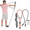 SHARROW Archery Trainer Archery Exerciser Bow Trainer Arm Strength Puller Training Adjustable Pounds with Bow Sight and Stabilizer Hunting Shooting view 1
