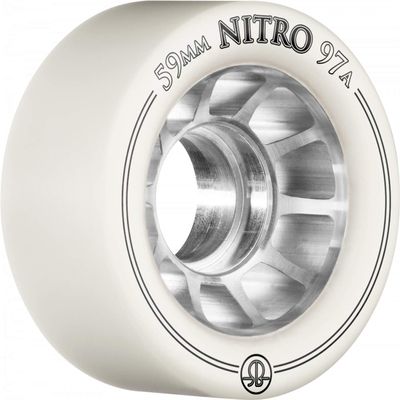 Rollerbones Nitro Wheels 59mm x 97a 8pk White