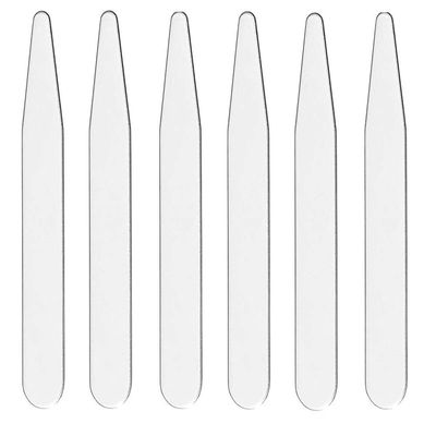20 Metal Collar Stays For Men's Dress Shirts - Pick Between 2", 2.2", 2.5", 2.7", 3" - Perfect Length for a Custom Fit and Sharp Look