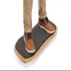Bamboo Motion-X Board with Comfort Mat by UPLIFT Desk view 3