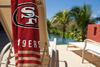 Northwest NFL San Francisco 49ers Unisex-Adult Beach Towel, 30" x 60", Stripes view 2