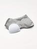 Calvin Klein Kids Girls' Seamless Bandeau Bra Multipack, White/Heather Grey, X-Large view 3