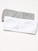 Calvin Klein Kids Girls' Seamless Bandeau Bra Multipack, White/Heather Grey, X-Large view 4