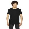 American Apparel Unisex Kids' Fine Jersey Crewneck Short Sleeve T-Shirt, Black, Youth: 8 view 1