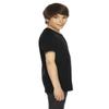 American Apparel Unisex Kids' Fine Jersey Crewneck Short Sleeve T-Shirt, Black, Youth: 8 view 2