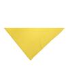 Mechaly Triangle Plain Bandanas - 6 Pack - Kerchiefs and Head Scarf (Yellow) view 1