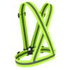 MioCloth Adjustable Reflective Vest Straps Belt Armband Set Night Dark Winter Outdoor Safety Patrol Road Runner Cycling Gear for Men Women Bright Neon Green Walking Running Accessories for Night view 3