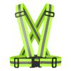 MioCloth Adjustable Reflective Vest Straps Belt Armband Set Night Dark Winter Outdoor Safety Patrol Road Runner Cycling Gear for Men Women Bright Neon Green Walking Running Accessories for Night view 4