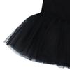 Freebily Girls Ruffle Flying Short Sleeve Ballet Dance Dress for Gymnastic Athletic Leotard Tutu Skirted Dancing Costume Short Sleeve Black 4-5 view 3