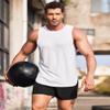 COOFANDY Workout Shirts for Men Polyester Tank Tops Pack Cut Off Gym Shirts Basic Sleeveless Tops Fitness Summer view 3