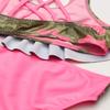 LiMiTeD Too Girls' Printed Two Piece Swimsuit with Ruffle Trim, Pink, 4 view 2