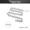 MroMax Chain Lock, 1000mm/39.37" Long, 6mm/0.24" Diameter Buckle Large Lock 1pcs view 2
