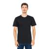 American Apparel Unisex Organic Fine Jersey Short Sleeve T-Shirt, Black, Large view 1