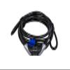 Harmony Gear Kayak Security Cable Lock | for Sit Inside Kayaks | 47 Inch | Combination Lock | Nylon Coated Cable , Black view 1