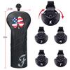 Craftsman Golf USA US Flag Clover Leather Black Driver Fairway Wood Rescue Hybrid Cover Headcover (4pcs(1,F,F,H)) view 3