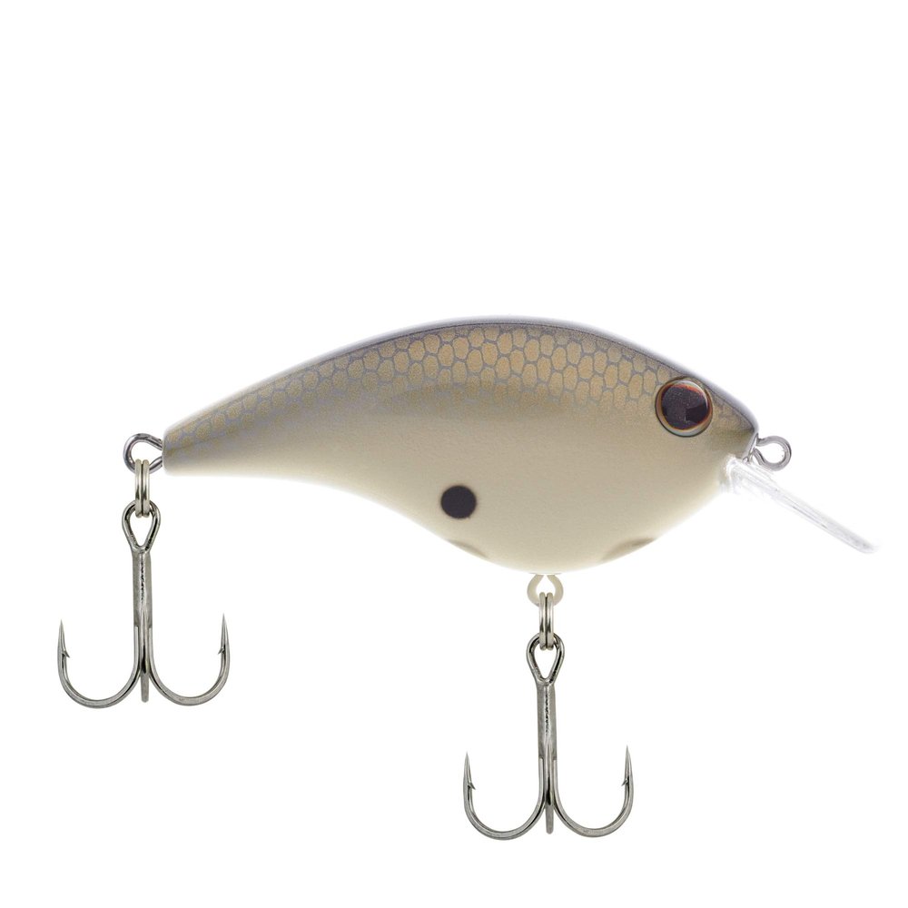 Berkley Frittside Fishing Lure, Honey Shad, 1/3 oz, 2 1/4in | 5 3/4cm Crankbaits, Classic Flat Side Profile Mimics Variety of Species and Creates Flash, Equipped with Sharp Fusion19 Hook