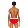 American Apparel Men's Baby Rib Brief, Red, Medium view 2