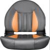 TEMPRESS ProBax Orthopedic Limited Edition Boat Seat (Charcoal/Gray/Orange) view 2