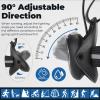 West Biking Night Running Lights, USB Rechargeable Chest Light with 90 Adjustable Beam Angle, 500 Lumens Waterproof Ultra Bright SafetyLamp with Reflective Straps for Runner view 2