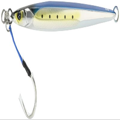 JACKALL G206 Metal Jig, Bumbles Jig, Semi-Long, 5.3 oz (150 g), Aluminum Sardine