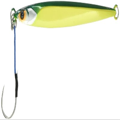 JACKALL G208 Metal Jig, Bumbles Jig, Semi-Long, 5.3 oz (150 g), Gurikin/Slim Border Holo