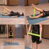 AKOAK 5 Pcs/Set Yoga Resistance Band Strength Fitness with Squat Elastic Band, Fitness Yoga Training Equipment view 4