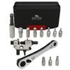 BIKEHAND Bike Bicycle Repair Ratchet Allen Key Hex Torx Wrench Bit Key 2mm 2.5mm 3mm 4mm 5mm 6mm 8mm Multi Socket Set Metric Chain Breaker Hand FoldingTool Part Kit view 1