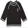 iXtreme Boys Long Sleeve Palm Tree Rash Guards, Black, 14/16 view 1
