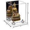 Better Display Cases Versatile Acrylic Display Case - Small Rectangle Box with Mirror, Silver Risers and Clear Base 8" x 8" x 8.5" (A015-SR) view 2