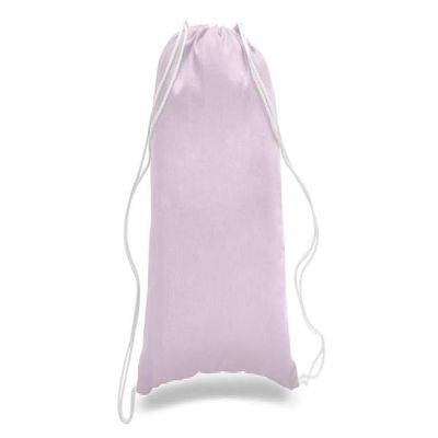 Blank Drawstring Bag from CustomShirtStore.com (Light Pink)