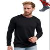 Merino.tech Merino Wool Base Layer - Mens 100% Merino Wool Long Sleeve Thermal Shirts Heavyweight, Midweight, Lite with Socks (X-Large, 165 Heathered Black) view 1