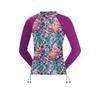 Dolfin Uglies Shimmer Rashguard Girls, Size YS Multi view 1