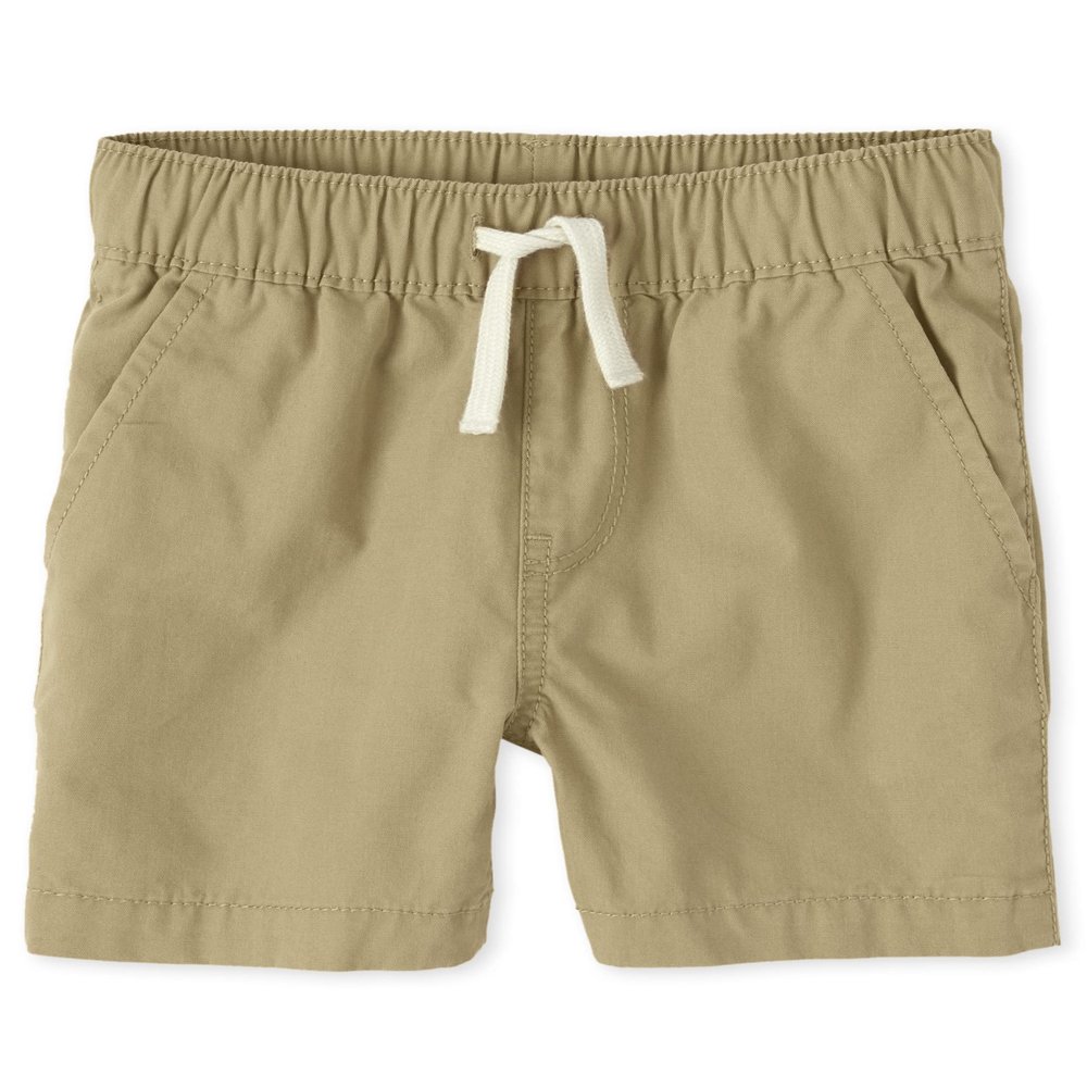 The Children's Place Baby Boys And Toddler Boys Pull on Jogger Shorts,Flax Single,2T