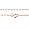 14Kt Rose Gold Filled 1.8x1.1mm 24 Inch Drawn Cable Neck Chain with Clasp - 1pc (6757)/1