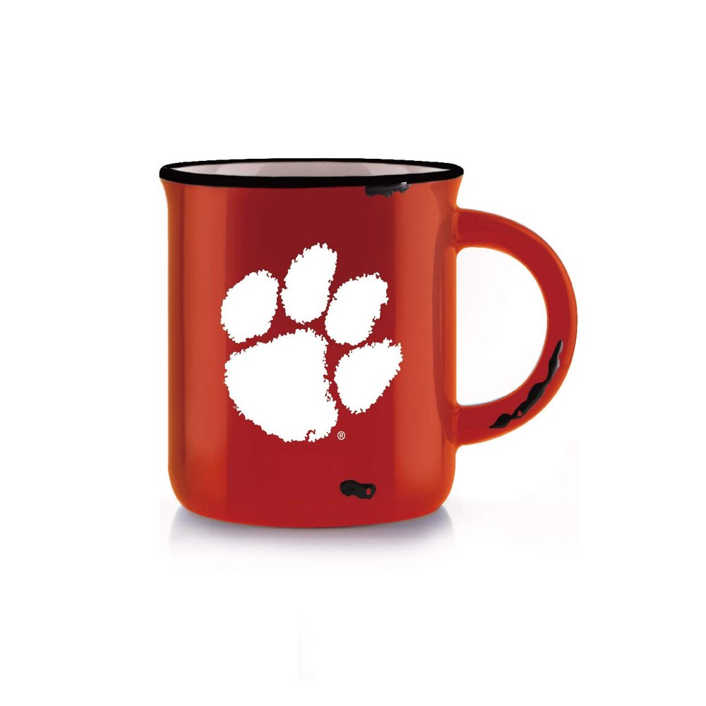 Duck House NCAA Wisconsin Badgers Unisex Vintage Style Bone China Mugvintage Bone China Mug, Red, 12 oz