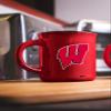 Duck House NCAA Wisconsin Badgers Unisex Vintage Style Bone China Mugvintage Bone China Mug, Red, 12 oz view 3