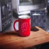 Duck House NCAA Wisconsin Badgers Unisex Vintage Style Bone China Mugvintage Bone China Mug, Red, 12 oz view 4