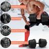 Topeakmart 66LB Adjustable Dumbbell Weight Set Strength Training Equipment for Women & Men in Home Gym Muscle Body Training Black view 4