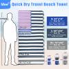 Sfee 2 in 1 Microfiber Oversized Beach Towel, Quick Dry Towel Travel Towel Camping Towel Super Absorbent Compact Lightweight Sports Gym Towels for Beach,Gym, Hiking, Pool, Backpacking, Bath, Yoga view 4