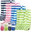 Sfee 2 in 1 Microfiber Beach Towel, Quick Dry Towel Camping Towel Travel Towel Super Absorbent Compact Lightweight Sports Gym Towels Set for Beach, Gym, Hiking, Pool, Backpacking, Bath, Yoga view 1