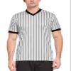 FitsT4 Sports Basketball Officials Grey Wrestling V-Neck Performance Referee Shirt Ref Jersey Uniform L view 2