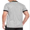 FitsT4 Sports Basketball Officials Grey Wrestling V-Neck Performance Referee Shirt Ref Jersey Uniform L view 3
