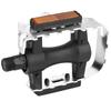 Aluminum Alloy Foldable Bike Pedals, Anti-Skid Saw Design Flat Pedals for Mountain Road , Easy Install Cycling Accessory view 1
