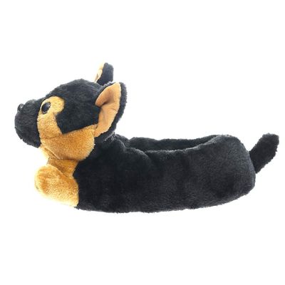 Millffy pupply Adult Sized Plush Slippers Kids Size Animal Slippers Shepherd Dog Corgi Costume Footwear (Small, Shepherd Dog)