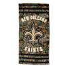 Northwest NFL New Orleans Saints Unisex-Adult Beach Towel, 30" x 60", Stripes view 1