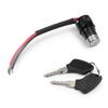 MroMax Electric Bike Lock Plastic Bicycle Motorcycle Ignition Switch Lock Cycling Home Office Household Black Small Head Lock 1Pc view 1