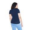 American Apparel Women's 50/Classic Crewneck Short Sleeve T-Shirt Navy view 3