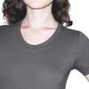 American Apparel Women's 50/50 Classic Crewneck Short Sleeve T-Shirt, Asphalt, Large view 4