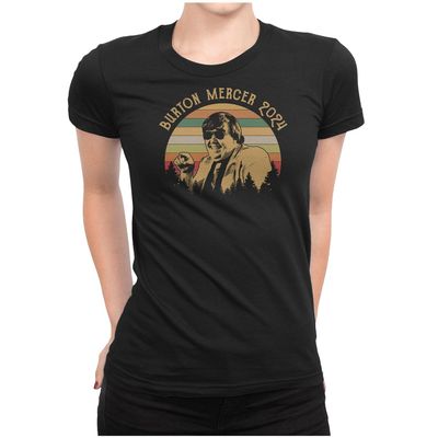 Burton Mercer 2024 - Vintage Retro T-Shirt Womens/Black/L